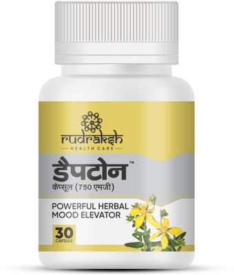 DEPTONE CAP. Herbal Capsules 750mg – Stress,Tension & Anxiety Relief|Ashwagandha &Tagar Blend(30 Capsules)