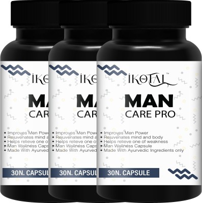 IKOTAL Man Care Pro Health Power Medicine For Men ' Effective Result ' Stress Reliefe(Pack of 3)