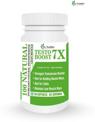 Dr.TrueSkin Testo Boost 7X Capsules for Muscle Recovery & Strength(30 Capsules)
