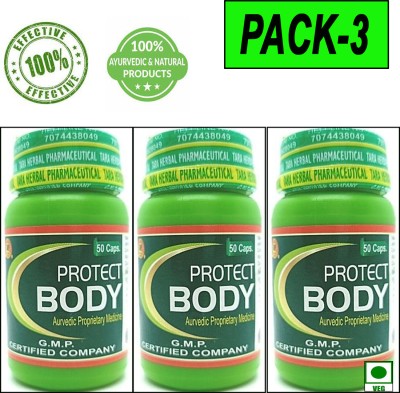 Roy Biotech Protect Body 50 Ayurvedic Capsule(Pack of 3)