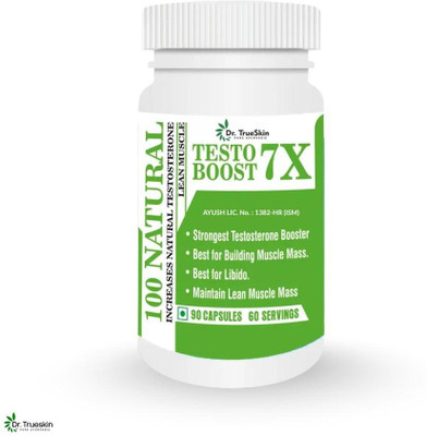 Dr.TrueSkin Testo Boost 7X Capsules Natural Booster for Active Men(30 Capsules)