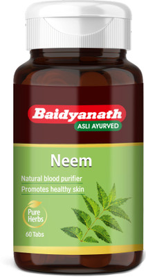 Baidyanath Neem - 60 Tablets | Ayurvedic Neem Extract Supplement(60 Tablets)