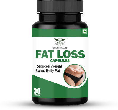 BHARAT HEALTH Fat Loss Capsules for Weight Management Natural & Advanced Fat Burner Supplement(30 Capsules)