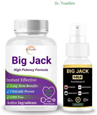 Dr.TrueSkin Big Jack Capsule & Oil With Ancient Herbs S02(30 Capsules)