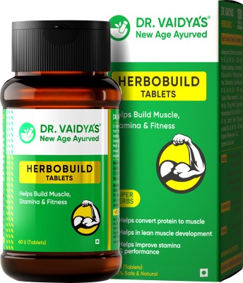 DR. VAIDYA'S Herbobuild | Ayurvedic Muscle & Mass Gainer For Enhanced Stamina & Peak Fitness