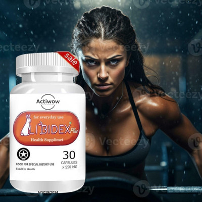 ACTIWOW Libidex Plus - Turbo Boost Capsules for Men(30 Capsules)