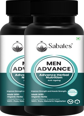 Sabates Men Advance Health Wellness Power Capsule For Men \ Provides Non Stop Energy(Pack of 2)