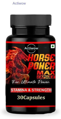 Horse Power Max Capsules Support Natural Performance and Daily Drive X09(30 Capsules)