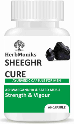 HERBMONIKS Sheeghr Cure For Strength And Vigour For Mens(60 Capsules)