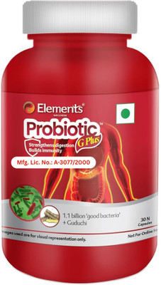 Element Wellness Probiotic G Plus(30 Capsules)