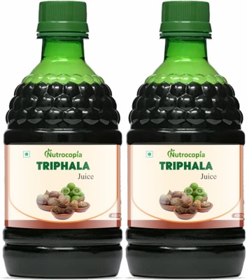 NUTROCOPIA Triphala Juice Relieves Constipation & Improve Digestion(Pack of 2)