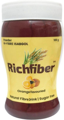 Richfiber Hi-Fibre Isabgol Husk Powder for Piles, Fissure and IBS, Psyllium Husk Powder(100 g)