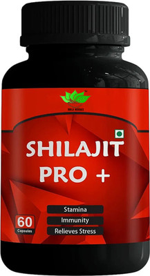 BIRJI HERBALS AURVEDIC SH1LAJIT PR0 PLUS 60veg capsules pack of 1(60 Capsules)