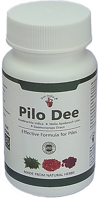 DEE INDIA HERBALS Pilo Dee for Piles(30 Capsules)