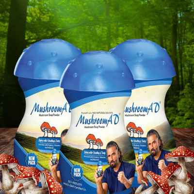 mushroom ad Mushroom AD Soup Powder Pack of 3(Pack of 3, 300 g)