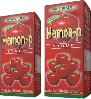 Maharshibadri HEMON-P SYRUP (Pack of 100 ml)x2, Improves Haemoglobin Levels(Pack of 2)