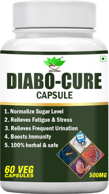 BIRJI HERBALS DIABO-CURE CAPSULE(60 Capsules)
