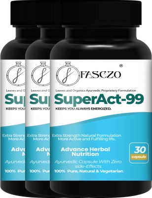 Fasczo Super Act Health Power Tablets For Men \ Effective Result \ Stress Free(Pack of 3)