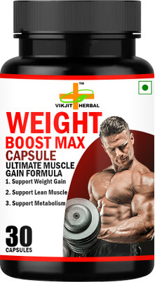 VIKJIT HERBALS WEIGHT BOOS MAX CAPSULES(30 Capsules)