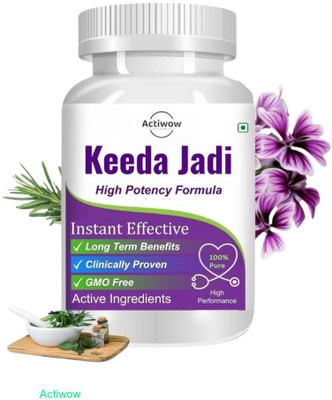 ACTIWOW Keeda Jadi Capsule Herbal Kick for Your Day Our 01(30 Capsules)
