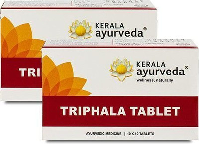 Kerala Ayurveda Triphala Tablet(Pack of 2, 100 Capsules)