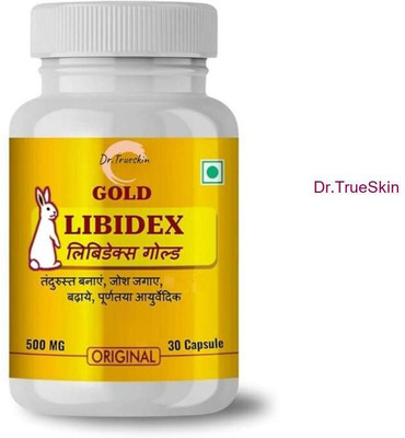 Dr.TrueSkin Libidex Gold Capsules Extra Power Rejuvenation Stamina Strength(30 Capsules)
