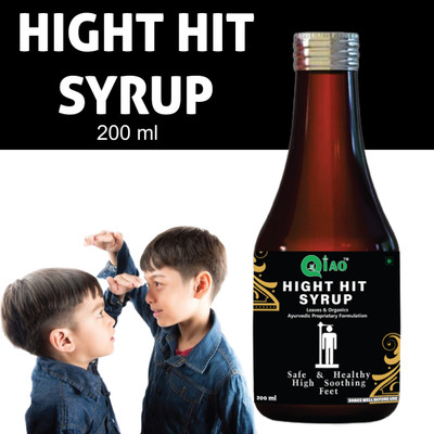 Qiao Height Hit Syrup For Kids, Improve Weak Muscle , Taller Strong Body(200 ml)