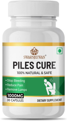 Swarnjeewan Piles Cure - Herbal Remedy For Fast Relief From Bavasir | 30 Capsules(30 Capsules)