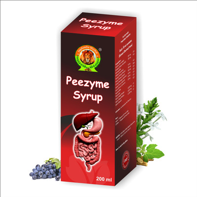 jagdamba herbal Peezyme Syrup | Peezyme Ayurvedic Digestive Tonic - 200ml.(200 ml)