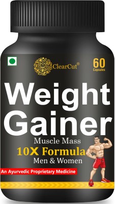 Clearcut Weight Gainer Mass Increase Ayurvedic Body Grow Capsule for Men women 60
