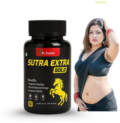 Dr.TrueSkin Sutra Extra Gold Capsules Herbal Power Energy Formula(30 Capsules)