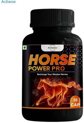 ACTIWOW Horse Power Pro Capsule Power & vitality support for men(30 Capsules)