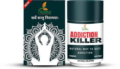 grinbizz Addiction Killer Powder Help To Quit Anti-Addiction/Daru Band Dawa/Nasha Mukt