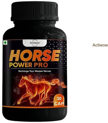 ACTIWOW Horse Power Pro Capsule Strong energy complex for men A01(30 Capsules)