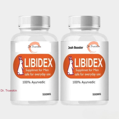Dr.TrueSkin Libidex Capsules - One Month Performance & Stamina Support 2PCS(Pack of 2, 30 Capsules)