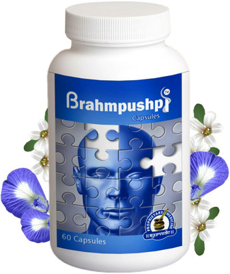 Dharmani's International Brahmapushpi Capsules | Brain & Memory Booster | For Better Focus (60 Capsules)(60 Capsules)