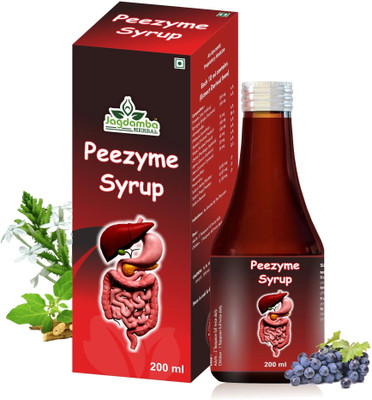 jagdamba herbal Peezyme Syrup | Peezyme Ayurvedic Digestive Tonic - 200ml.(200 ml)