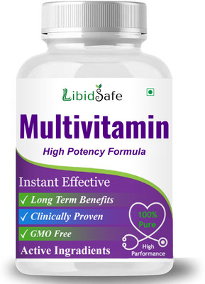 LibidSafe Multivitamin Capsules for Women 50 Plus - Formula for Complete Daily Nutrition(30 Capsules)