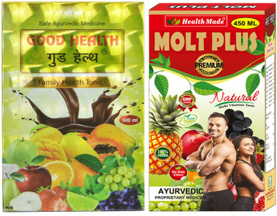 Roy Biotech Dr. Biswas Good Health ESyrup & Natural Multivitamin 450 Ml Syrupe For General(Pack of 2, 450 ml, 450 ml)