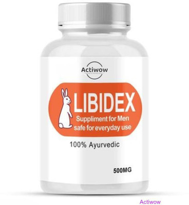 ACTIWOW Libidex Capsules Ayurveda-Powered Energy for Real Men(30 Capsules)