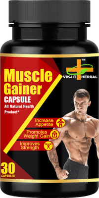 VIKJIT HERBALS MUSCLE GAINNER CAPSULES(30 Capsules)