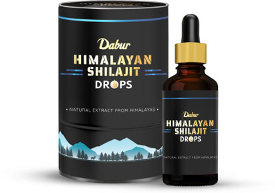 Dabur Himalayan Pure Shilajit Drops| Natural Extract | Rich in Fulvic acid | MessFree(30 ml)