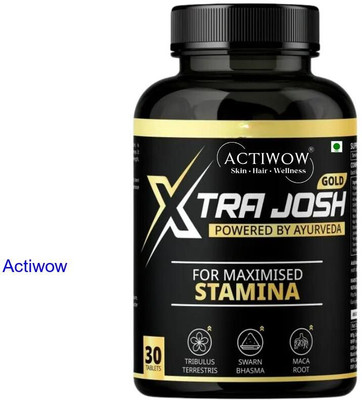 ACTIWOW Xtra Josh Gold Capsules - Energy Flow Formula(30 Capsules)