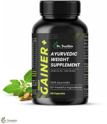 Dr.TrueSkin Weight Gainer+ Capsules Herbal Vitality Support 90CAPS(90 Capsules)