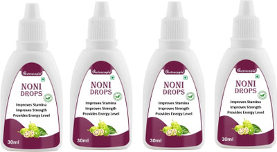 NUTROCOPIA Noni Drops - Immunity Booster Supplement (4x30ml)(Pack of 4, 120 ml)