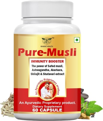 BHARAT HEALTH PURE MUSLI CAPSULE (60 VEG CAPSULE)