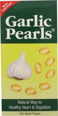 Garlic Pearls Natural Way to Healthy Heart and Digestion(Pack of 4, 100 Capsules)