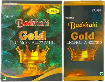 Rana BADSHAHI GOLD 10 CP + BADSHAHI GOLD 2 CP (EACH 12 CPS)(Pack of 2)