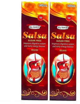 Roy Biotech Good Health Salsa Syrup For All Kind Of Gastric & Enzyme Problems(Pack of 2, 450 ml)