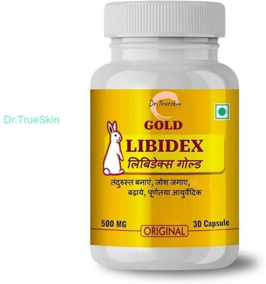 Dr.TrueSkin Libidex Gold Capsules Support Active Life Testosterone Vitality X01(30 Capsules)